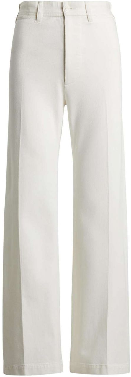 Polo Ralph Lauren Nohavice s pukmi  biela