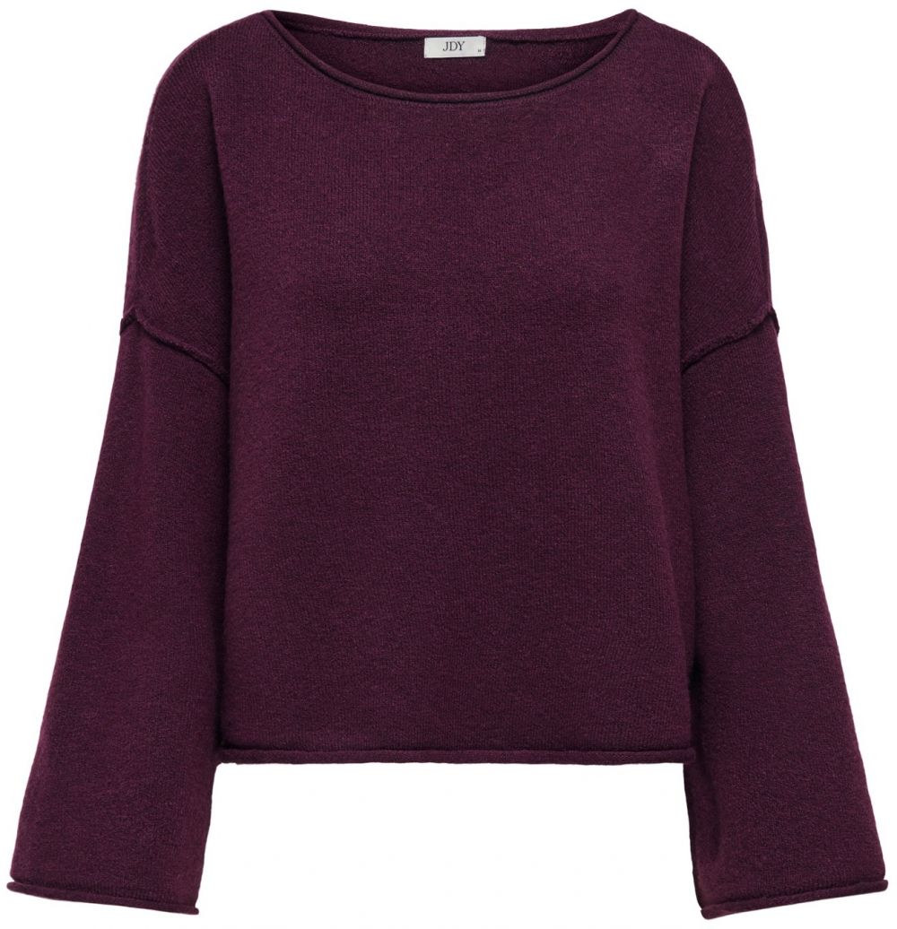 JDY Sveter 'JDYRUE'  vínovo červená