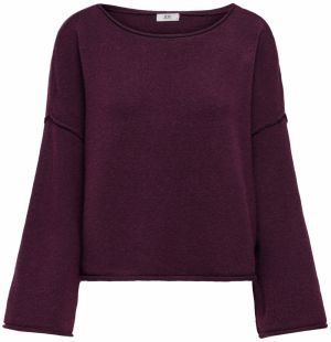 JDY Sveter 'JDYRUE'  vínovo červená