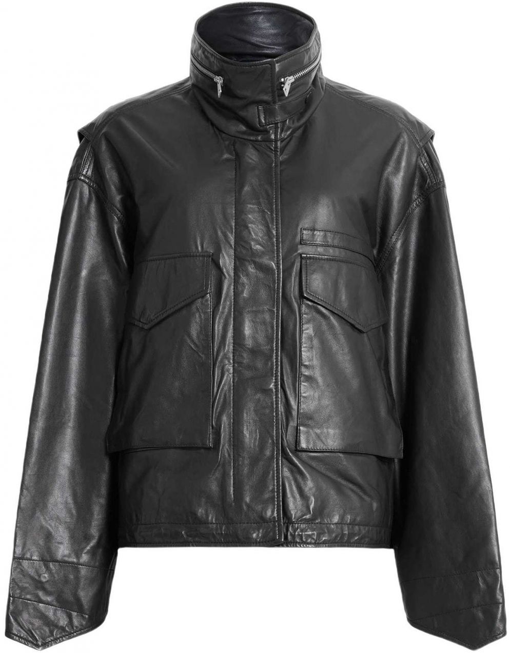 AllSaints Prechodná bunda 'CLAY'  čierna