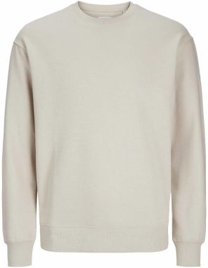 JACK & JONES Mikina 'Star'  šedobiela