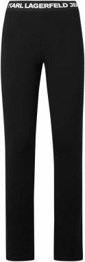 KARL LAGERFELD JEANS Legíny 'Milano'  čierna / biela