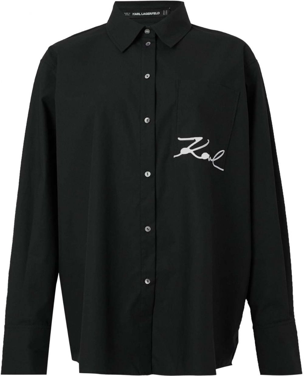 Karl Lagerfeld Blúzka  čierna