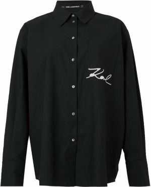 Karl Lagerfeld Blúzka  čierna