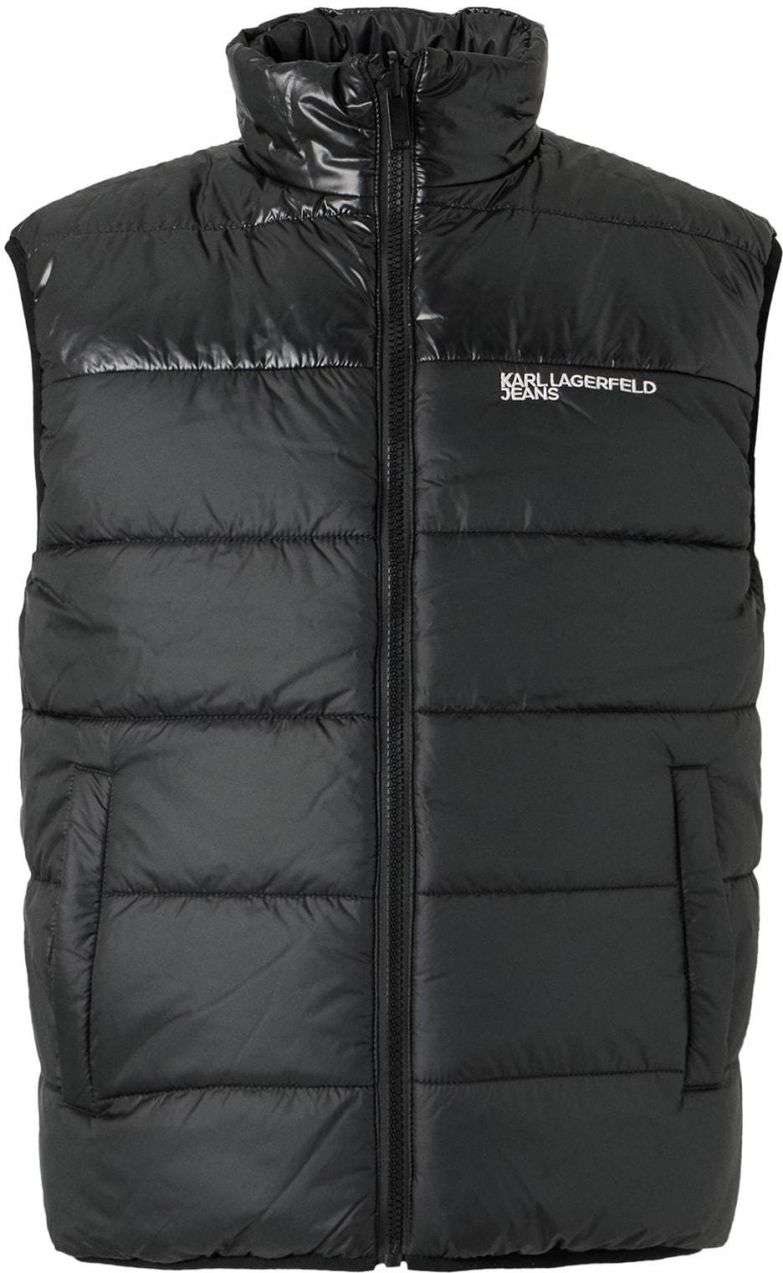 KARL LAGERFELD JEANS Vesta  čierna / biela