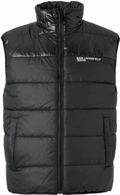 KARL LAGERFELD JEANS Vesta  čierna / biela