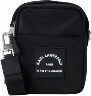 Karl Lagerfeld Taška cez rameno  čierna / biela