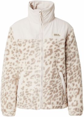 Sublevel Flisová bunda  béžová / sivá