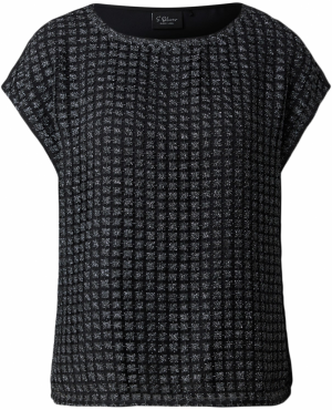 s.Oliver Blúzka  čierna / strieborná