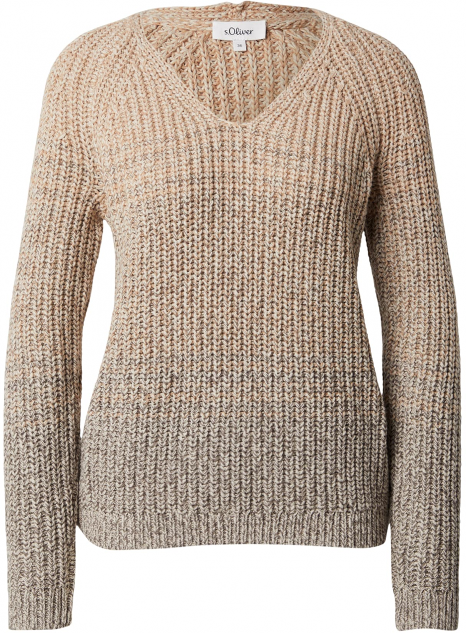 s.Oliver Sveter  béžová / piesková / sivá
