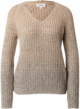 s.Oliver Sveter  béžová / piesková / sivá