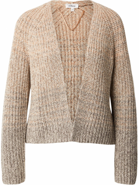 s.Oliver Kardigán  piesková / brokátová / tmavosivá