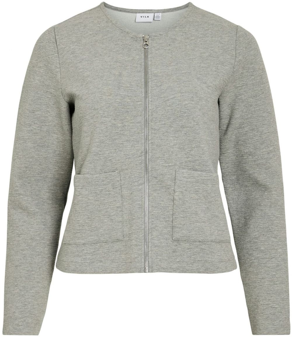 VILA Kardigán 'VIGARDEN'  sivá melírovaná