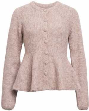 OBJECT Kardigán 'OBJSAGGIA'  tmavobéžová