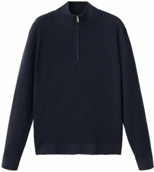 MANGO MAN Sveter 'Antiguap'  námornícka modrá