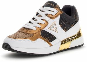 GUESS Nízke tenisky 'MICKAY'  zlatá / čierna / biela