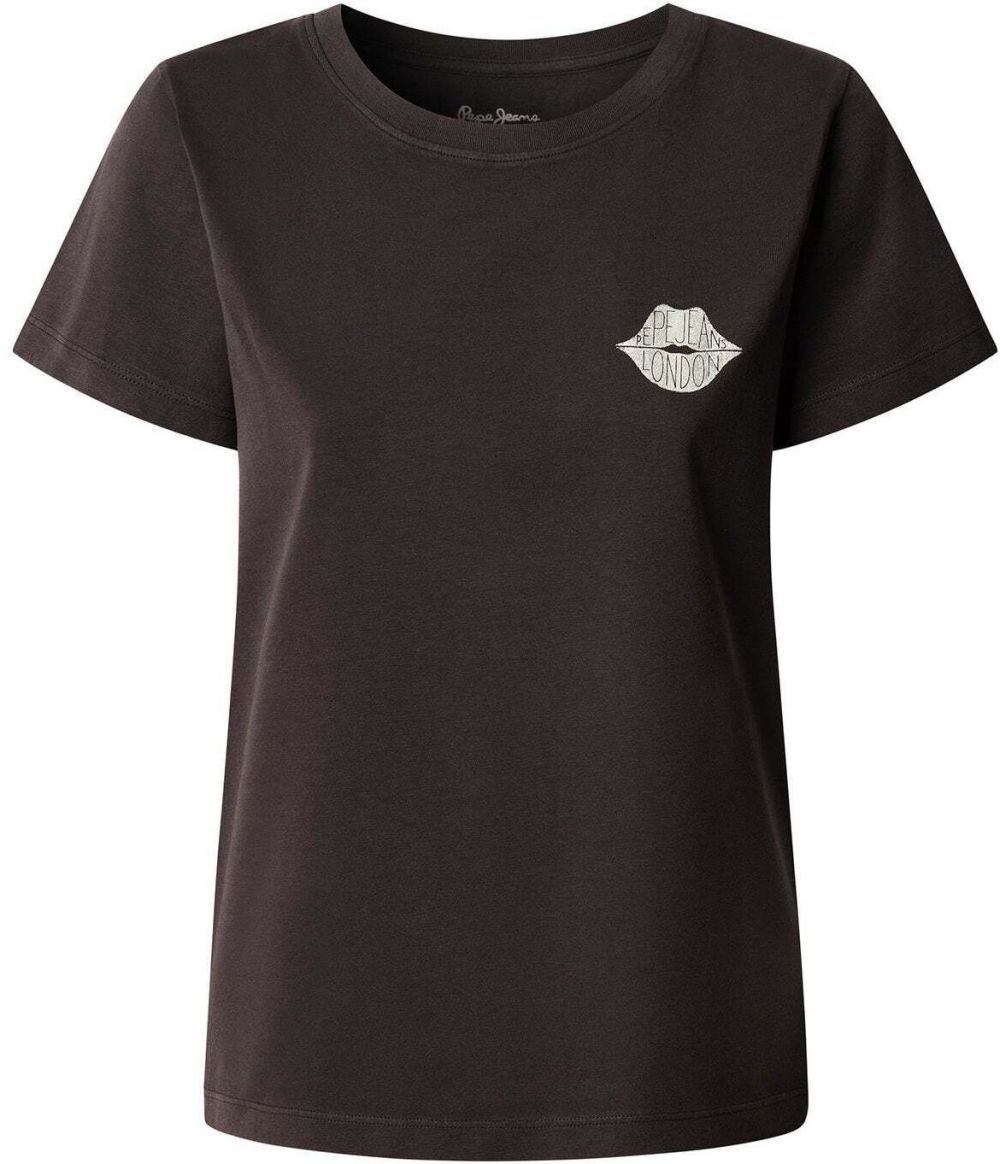 Pepe Jeans Tričko 'Brule'  čierna / biela