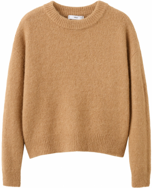 MANGO Sveter 'Alpolux'  svetlohnedá