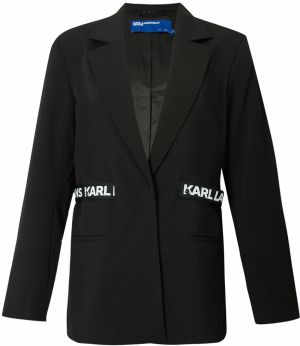 KARL LAGERFELD JEANS Blejzer  čierna / biela