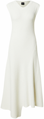 BOSS Pletené šaty 'Forsizia'  biela
