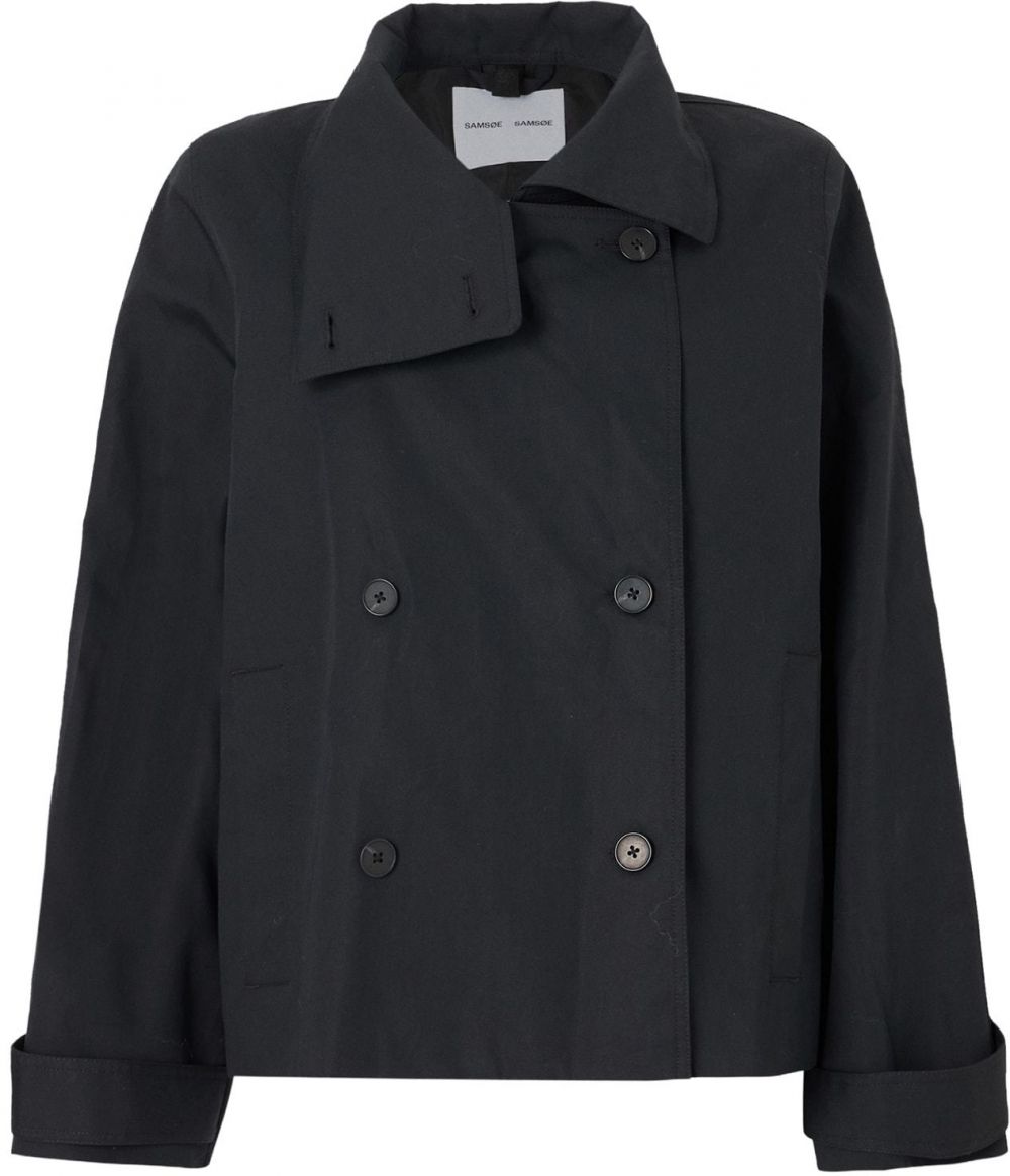 Samsøe Samsøe Prechodná bunda 'Sarivo'  čierna