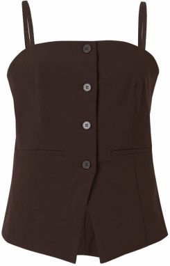 Samsøe Samsøe Top 'Saclo'  tmavohnedá