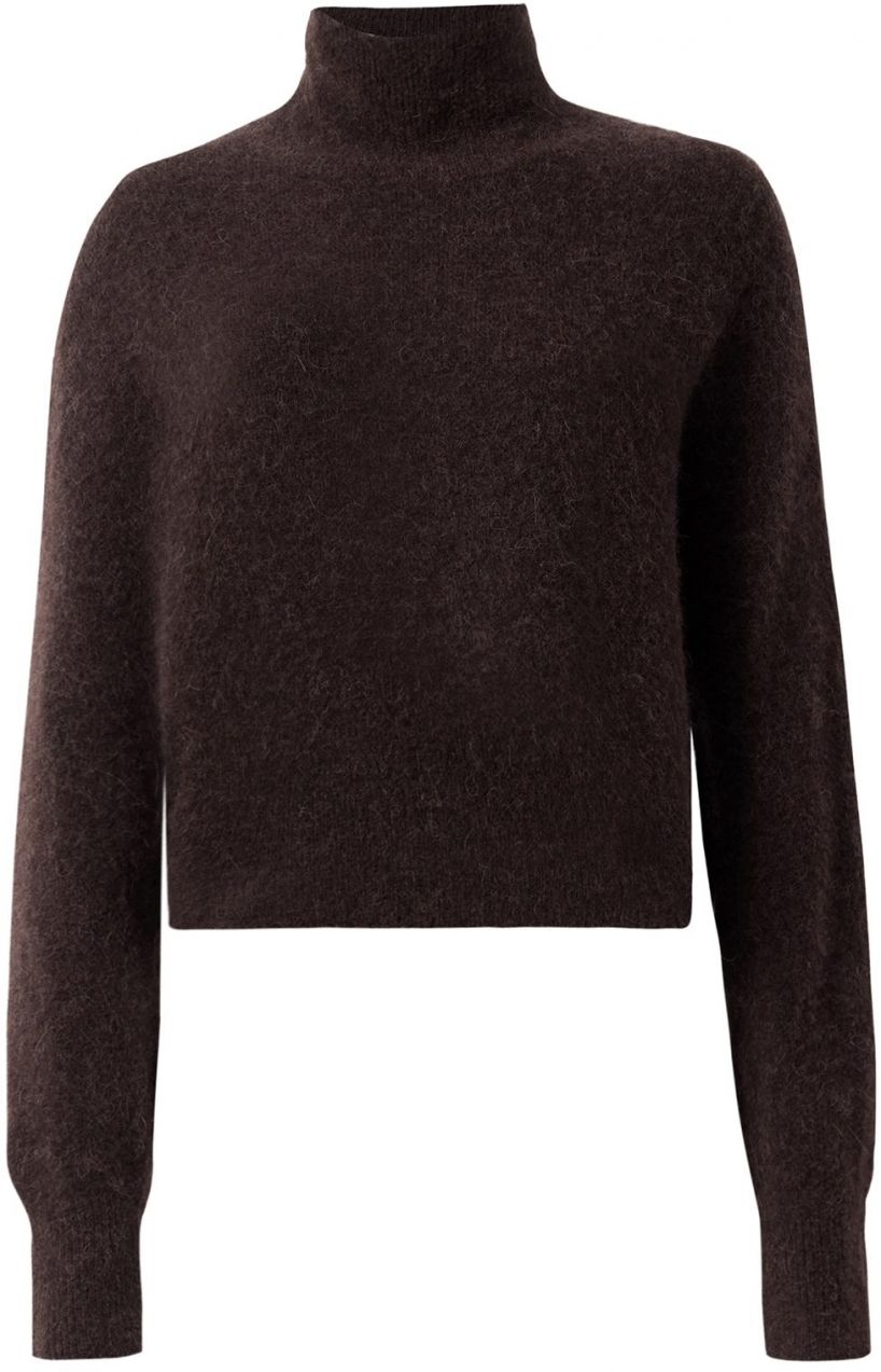 Samsøe Samsøe Sveter 'NOLA'  čokoládová