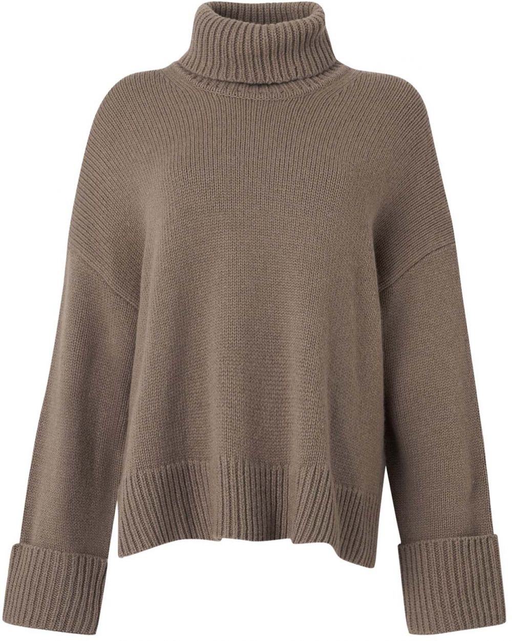 Samsøe Samsøe Sveter 'Sakeiku'  čokoládová