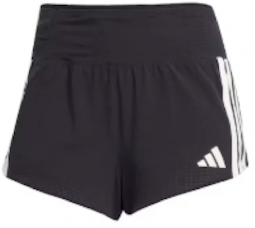 ADIDAS PERFORMANCE Športové nohavice 'Adizero'  čierna / biela