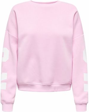 ONLY Mikina  slivková / biela