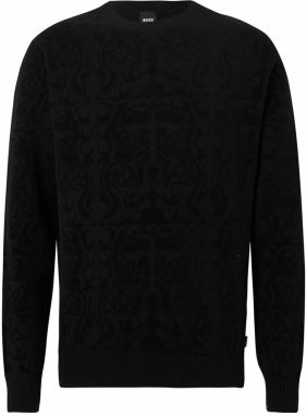 BOSS Sveter 'Bolin1_CNY'  čierna / čierny denim