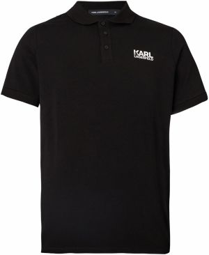 Karl Lagerfeld Tričko  čierna / biela