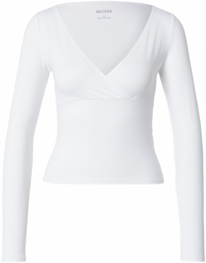 HOLLISTER Tričko  biela