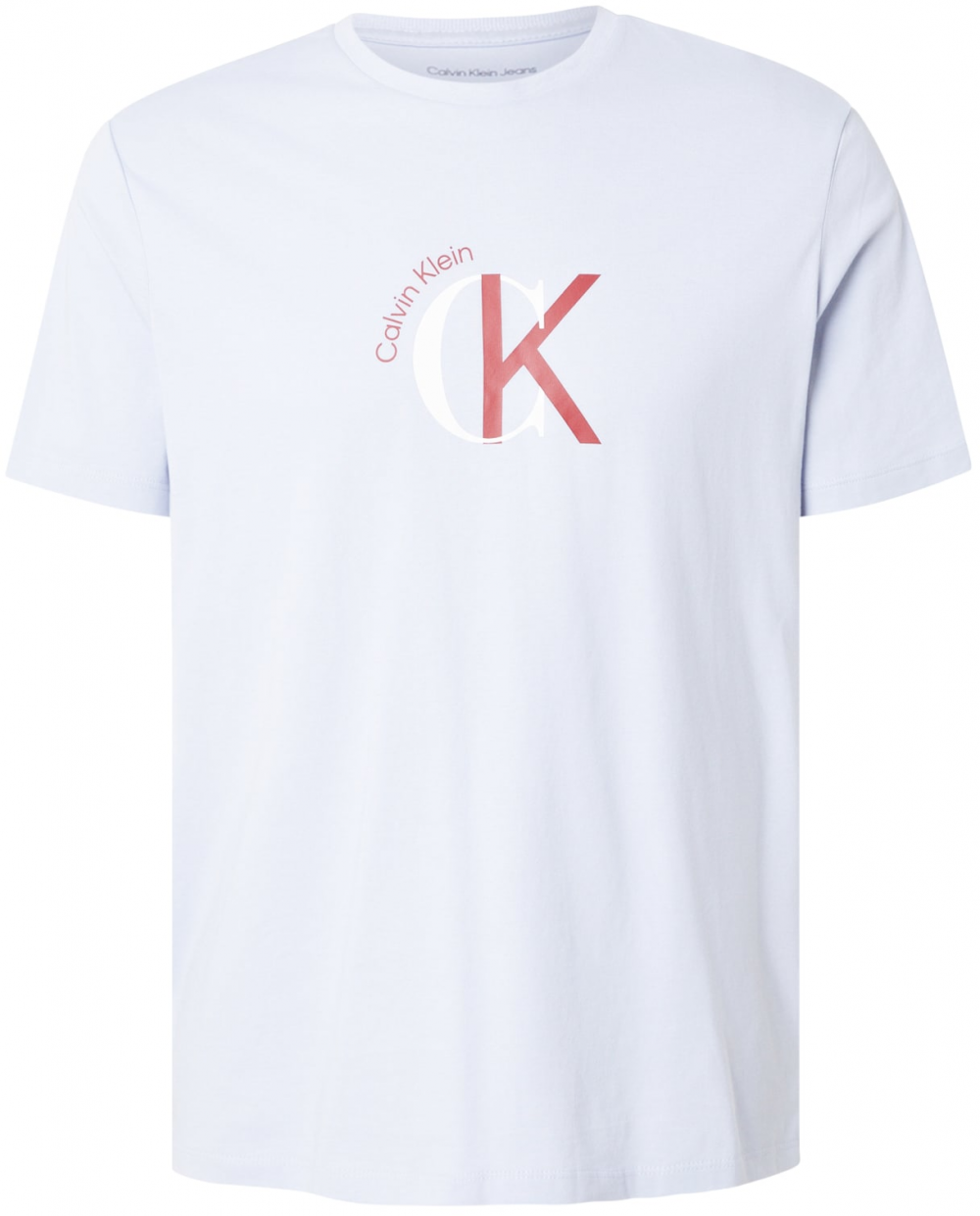 Calvin Klein Jeans Tričko  pastelovo fialová / červená / biela