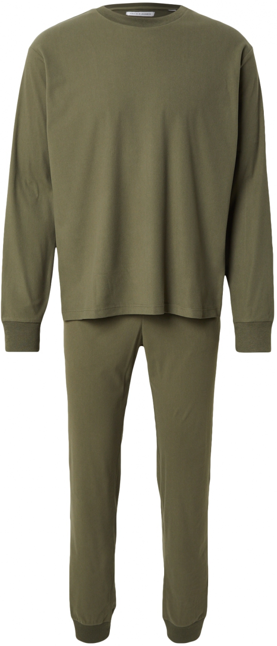 JACK & JONES Tepláková súprava 'JACSOLID'  tmavozelená