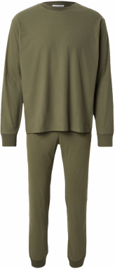 JACK & JONES Tepláková súprava 'JACSOLID'  tmavozelená