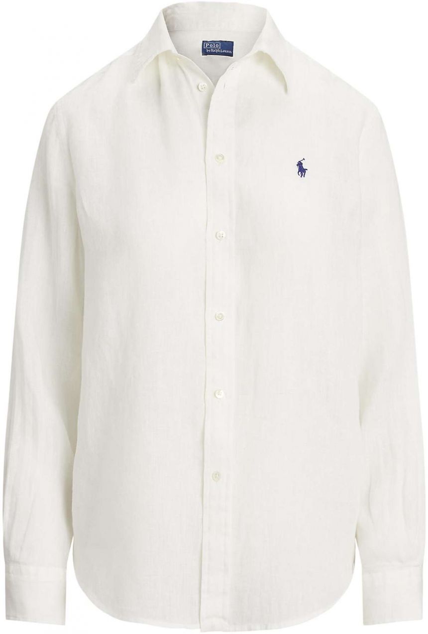 Polo Ralph Lauren Blúzka 'CLASSIC'  šedobiela