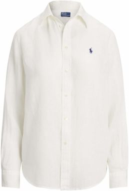 Polo Ralph Lauren Blúzka 'CLASSIC'  šedobiela