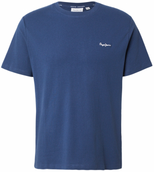 Pepe Jeans Tričko 'CONTRAST CONNOR'  námornícka modrá / biela