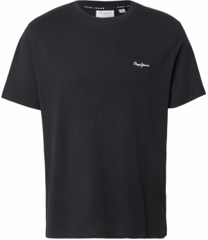 Pepe Jeans Tričko 'CONTRAST CONNOR'  čierna / biela