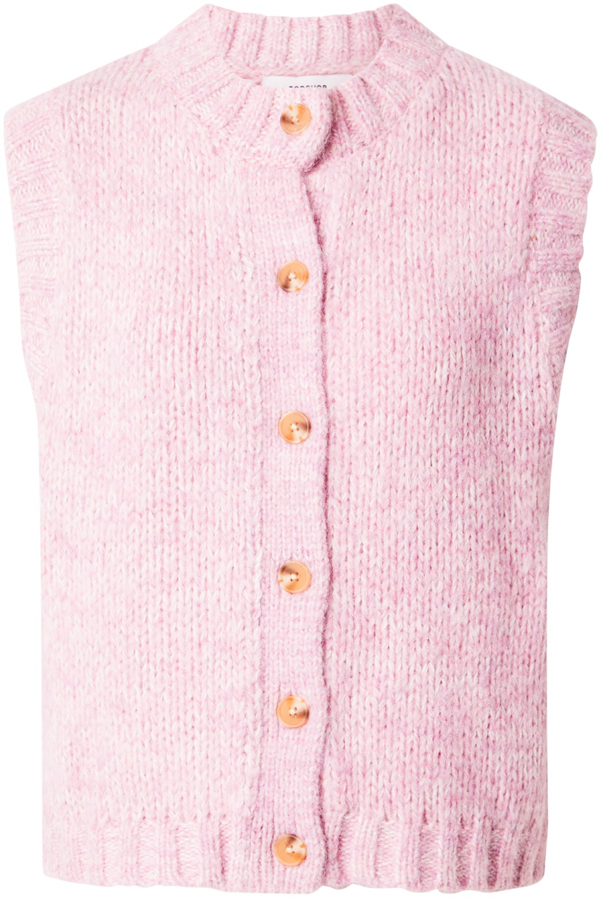 TOPSHOP Pletená vesta 'TSFIONA'  svetloružová