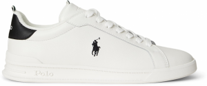Polo Ralph Lauren Nízke tenisky 'HRT CRT'  čierna / biela