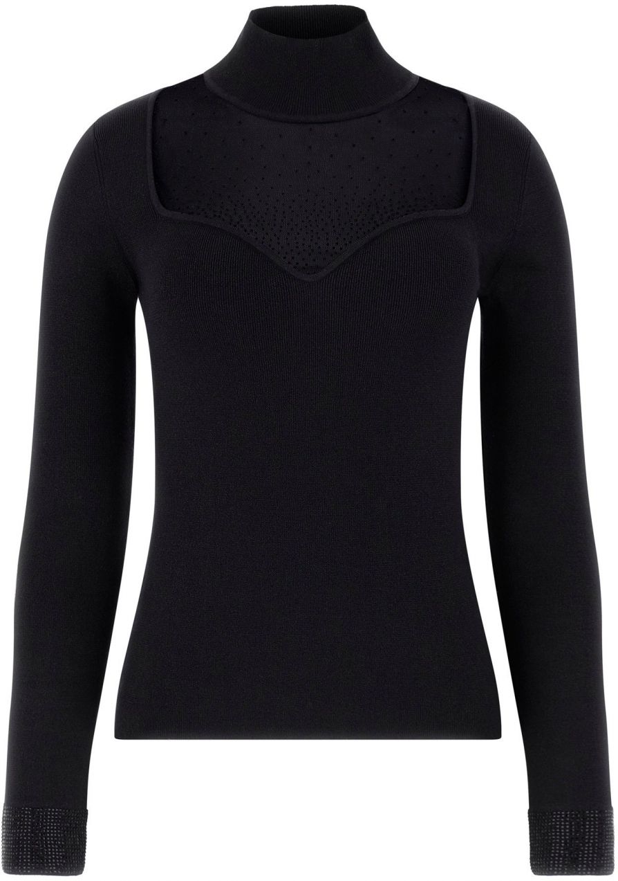 GUESS Sveter  čierna