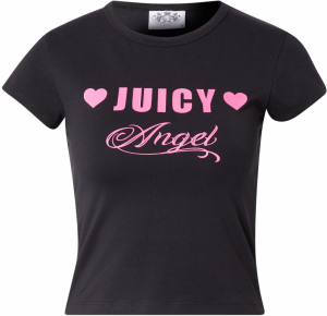 Juicy Couture Tričko  ružová / čierna