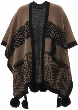 OSHA Pelerína  hnedá / čierna