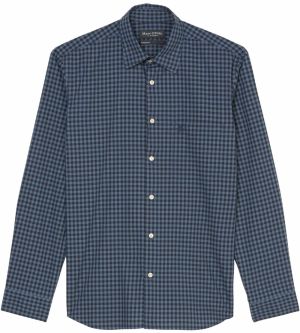 Marc O'Polo Košeľa  tmavomodrá / modrosivá