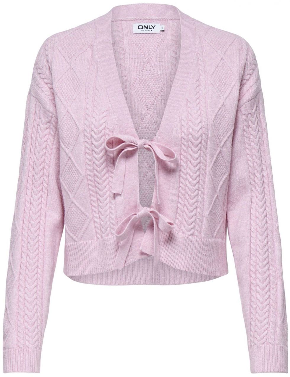 ONLY Kardigán 'ONLFIA'  svetloružová