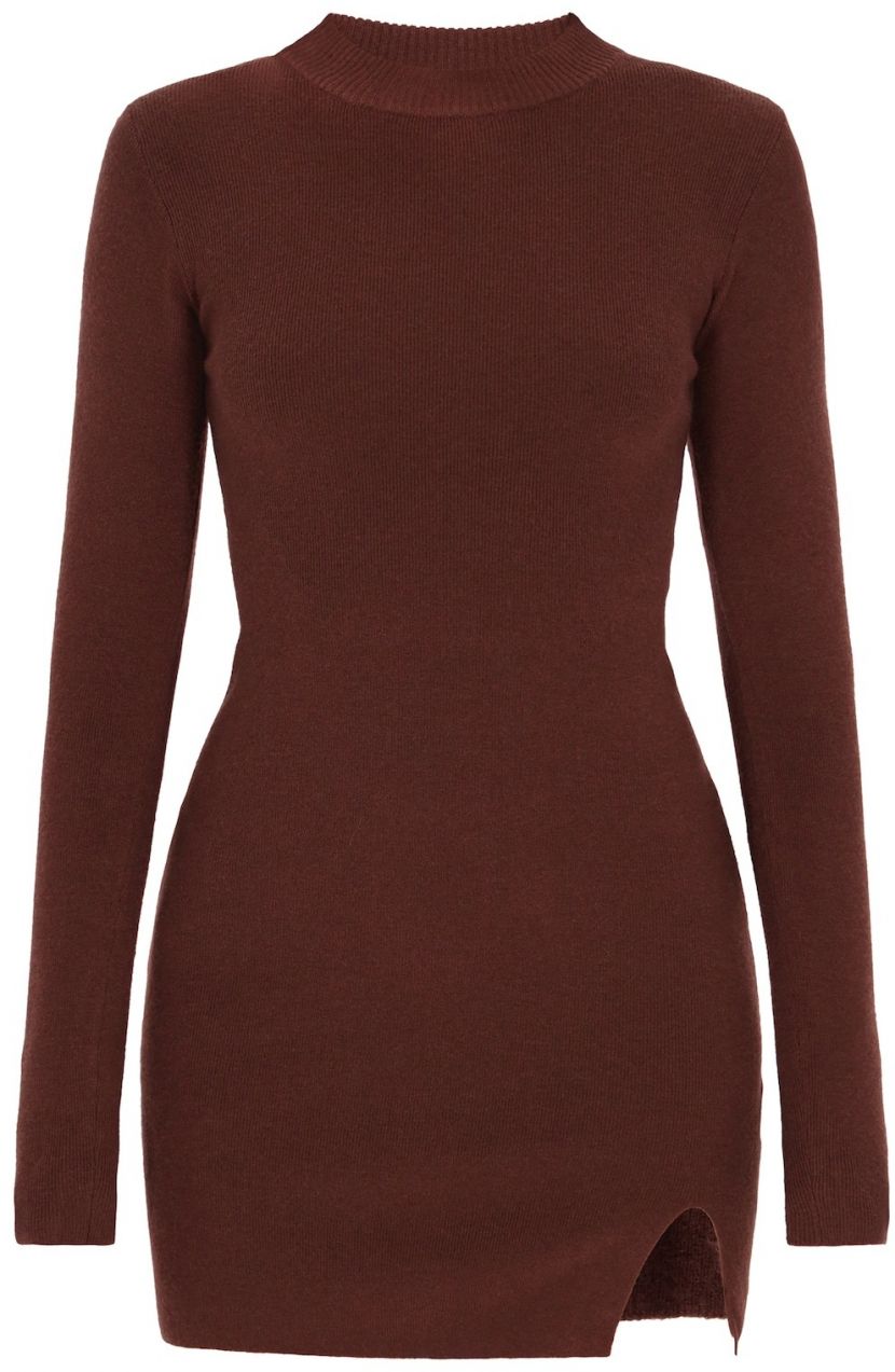 IDONY Šaty  gaštanová