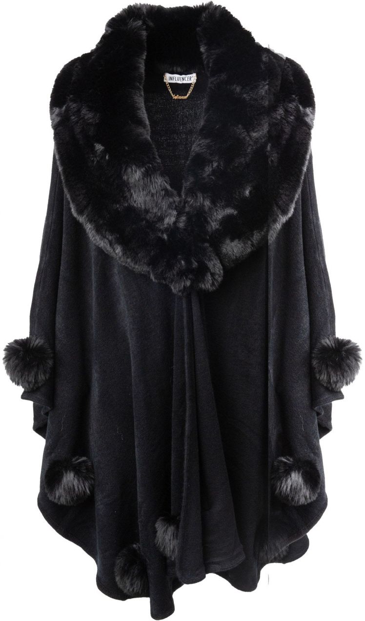 Influencer Pelerína  čierna