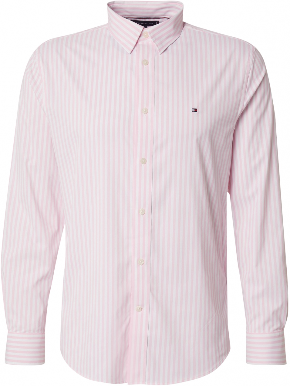 TOMMY HILFIGER Košeľa  svetloružová / biela